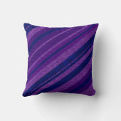 Purple Diagonal Stripes クッション (裏面)