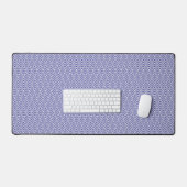Purple Diamond Pattern Desk Mat デスクマット (キーボード&マウス)