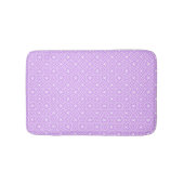 Purple Diamonds Pattern Bath Mat バスマット (正面)