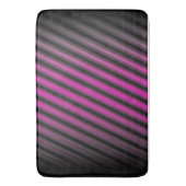 Purple Diffuse Lines バスマット (正面縦)