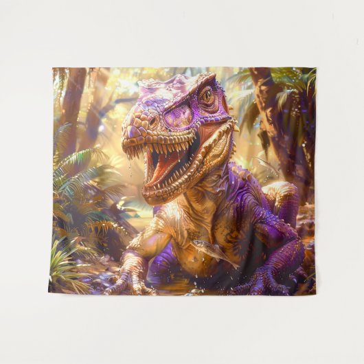 Purple Dinosaur タペストリー (正面(横))