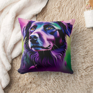 Purple Dog Cushion クッション