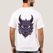 Purple Dragon Fantasy Graphic Tシャツ (裏面)