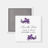 Purple Dragon Save the Date Magnet マグネット (正面/裏面)