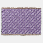 Purple Egyptain Pattern Throw Blanket スローブランケット (正面)