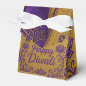 Purple Elephant Happy Diwali フェイバーボックス (正面サイド)