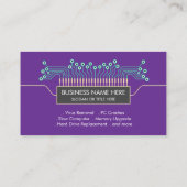purple engineer Science Circuit Board Code 名刺 (裏面)