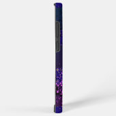 Purple Ephemera vibrant color art Samsung Galaxyケース (右側面)