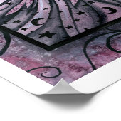 Purple Fairy Artポスタープリントby Molly Harrison ポスター (角)