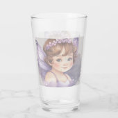 Purple fairy fantasy Glass Cup タンブラーグラス (裏面)