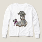 Purple Fairy long sleeve kids top (デザイン正面)