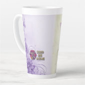 Purple Fairy (matching lined journal available) カフェラテマグ (左アングル)