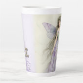 Purple Fairy (matching lined journal available) カフェラテマグ (正面)