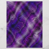 Purple Faux Snakeskin Scrapbook Paper 2-Sided Page (裏面)