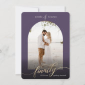 Purple Finally Getting Married & Windowの写真 セーブザデート (正面)