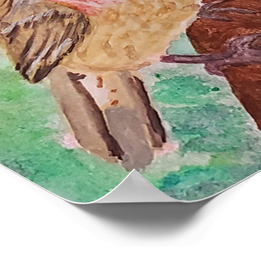 Purple Finch  ポスター (角)