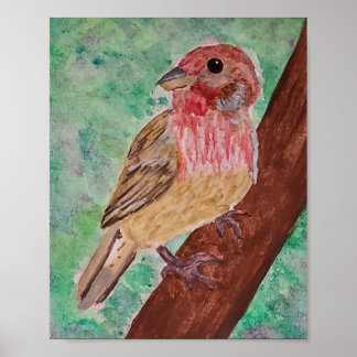 Purple Finch ポスター