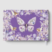 Purple Floral Fairy First ゲストブック (裏面)
