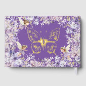 Purple Floral Fairy First ゲストブック (裏面)