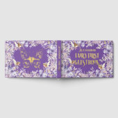 Purple Floral Fairy First ゲストブック (全面)