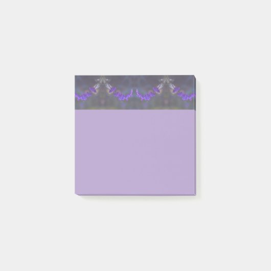 Purple Floral Garden ポストイット (正面)