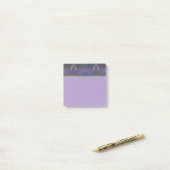 Purple Floral Garden ポストイット (デスク上)