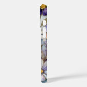 Purple Floral iPhone Case Pastel Flower Pattern Case-Mate iPhoneケース (裏面 / 左)