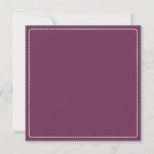 Purple floral note card template ノートカード (正面)