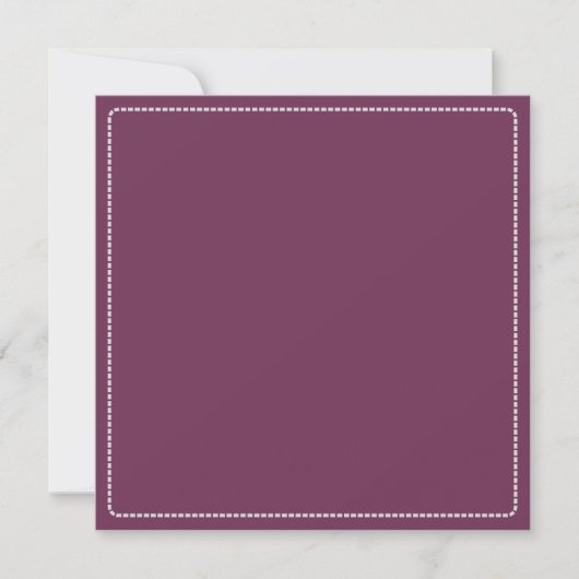 Purple floral note card template ノートカード (正面)