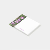 Purple Floral Serenity Post-It Notes ポストイット (アングル)