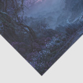 Purple Floral Starry Gothic Castle Valley 薄葉紙 (詳細)