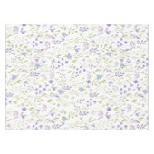 Purple Floral Tablecloth テーブルクロス (正面(横))