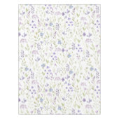 Purple Floral Tablecloth テーブルクロス (正面)