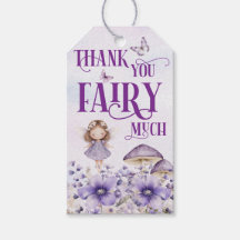 Purple Floral Thank You Fairy Much