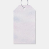 Purple Floral Thank You Fairy Much ギフトタグ (裏面)