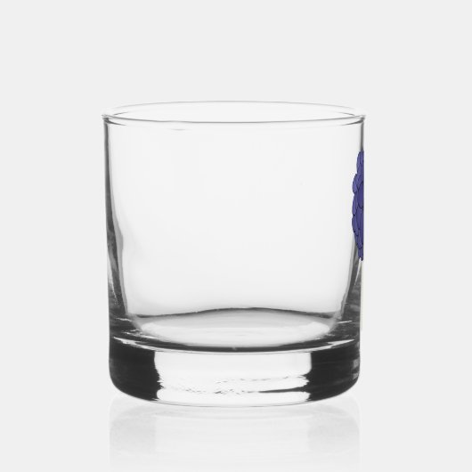 Purple Flower ウイスキーグラス (右)