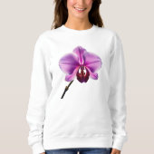 purple flower スウェットシャツ (正面)