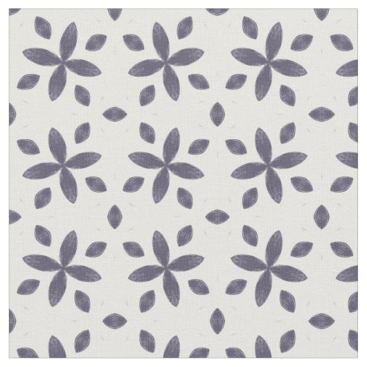 Purple flower ファブリック (クローズアップ)