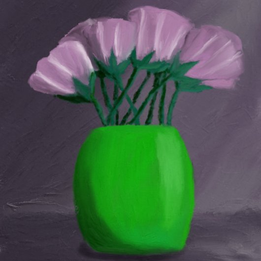 Purple Flower Phone Case iPhoneケース