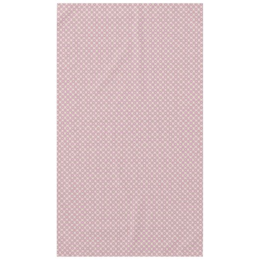 Purple Flower Plaid Pattern Tablecloth テーブルクロス (正面)