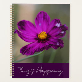 Purple Flower Planner プランナー手帳