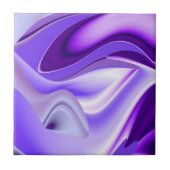 Purple Flower Rainbow Dreams タイル (正面)