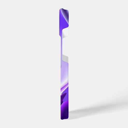 Purple Flower Rainbow Dreams iPhoneケース (左側面)