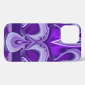 Purple Flower Rainbow Dreams iPhoneケース (裏面横)