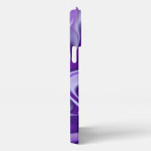 Purple Flower Rainbow Dreams iPhoneケース (右側面)