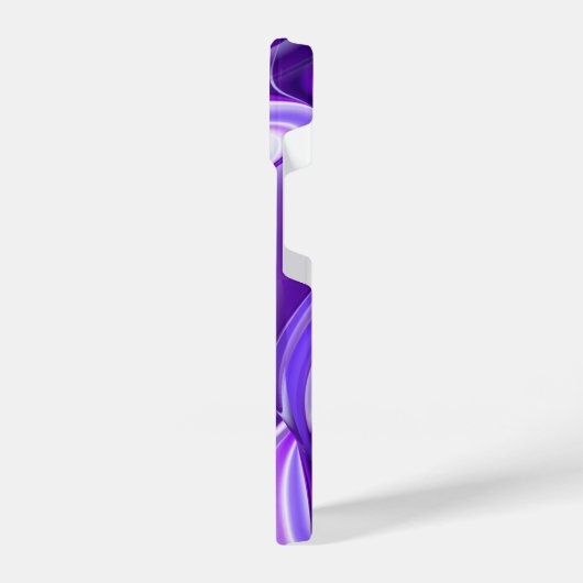 Purple Flower Rainbow Dreams iPhoneケース (左側面)