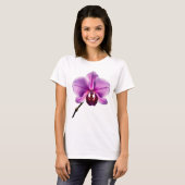 purple flower tシャツ (正面フル)
