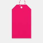 Purple flowers and light blue stripes ギフトタグ (裏面)