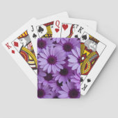 Purple Flowers Classic Playing Cards トランプ (裏面)