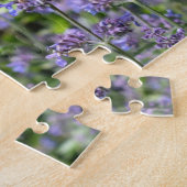 Purple Flowers Country House Garden Cotswolds UK ジグソーパズル (側面)